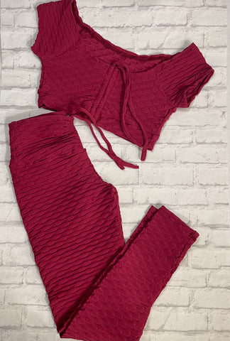 Chloé - Red fitness set