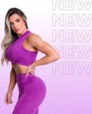 Purple fitness set